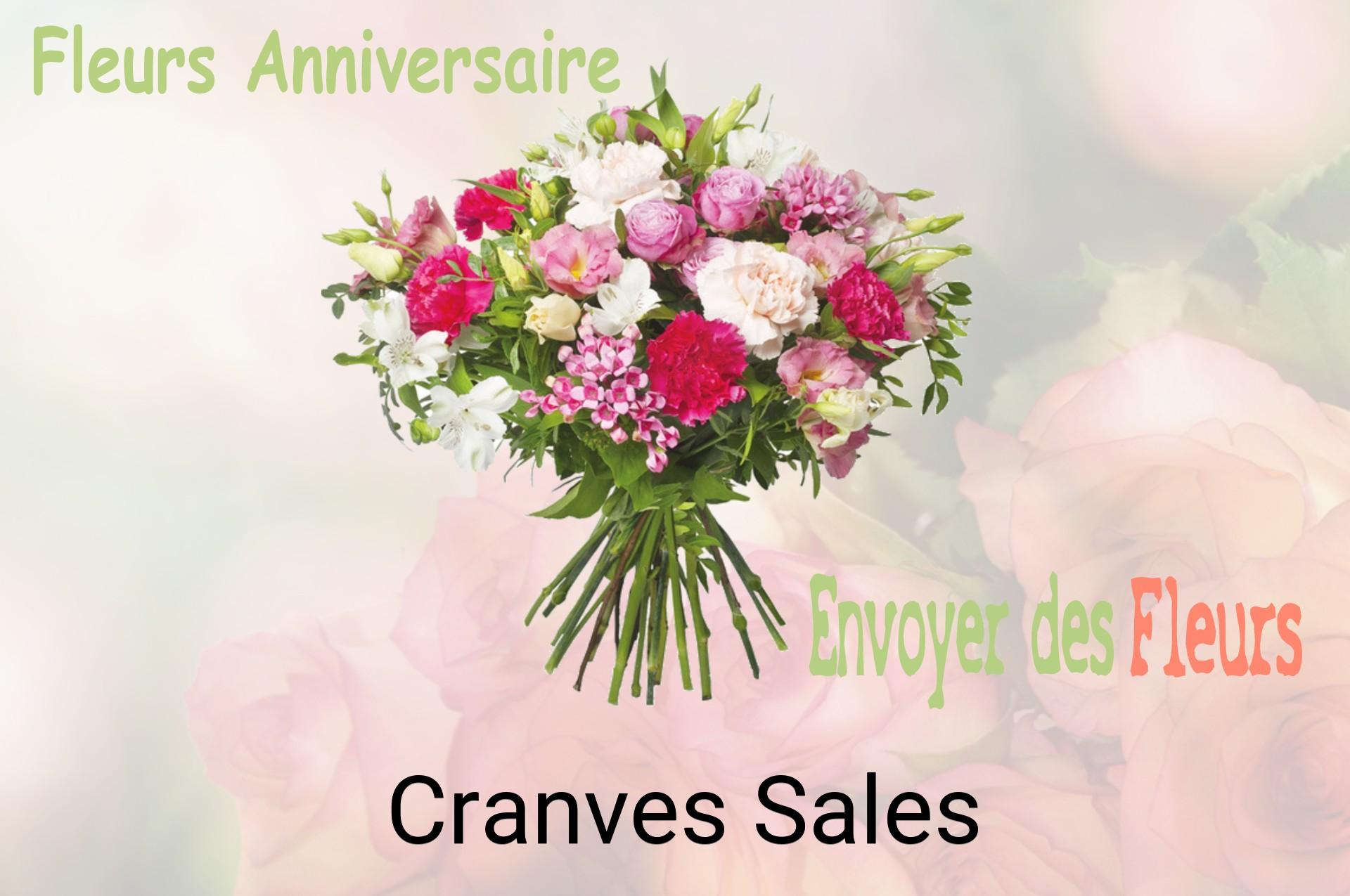 Bouquet de fleurs d’anniversaire livré à Cranves-Sales